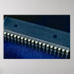 Integrated circuit (microprocessor) print