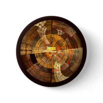 Integrity Abstract Art Button (round)