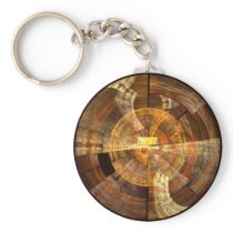 Integrity Abstract Art Keychain