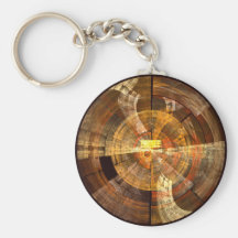 Integrity Abstract Art Keychain