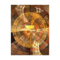 Integrity Abstract Art Postcard