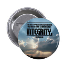 Integrity Inspirational Button