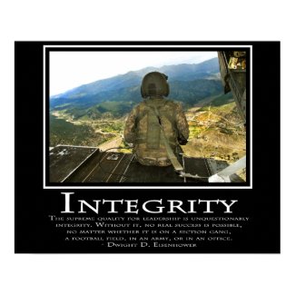 Integrity Poster