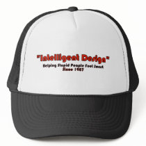 "Intellegent Design" hats by Freethinkers "Intellegent Design" hats