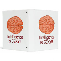 Intelligence is Sexy 3 Ring Binder