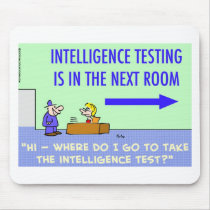 intelligence testing next room mouse pad