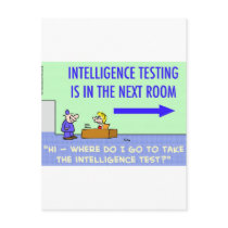 intelligence testing next room postcards by rexfmay intelligence testing next room postcards