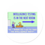 intelligence testing next room stickers