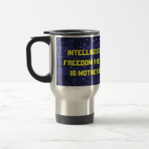 intelligence travel mug
