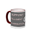 Intelligent Conversation Mug by pyromancy Intelligent Conversation Mug