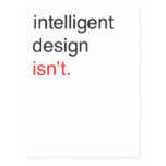 intelligent design post card