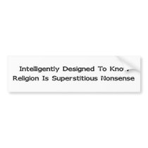 Intelligently Designed Bumper Stickers