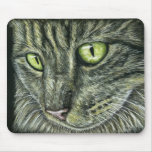 Intense - Cat Art Mouse Pads
