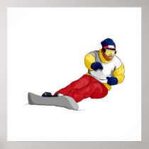 Intense Snowboarder posters