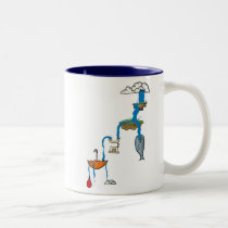 intense waterfall scene mugs