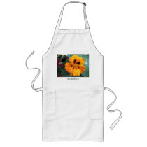Intense Yellow-Orange Nasturtium aprons by charlesblack7 Intense Yellow-Orange Nasturtium aprons