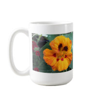 Intense Yellow-Orange Nasturtium mugs