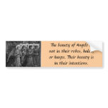 Intentions bumper sticker