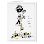 Interacting Partners Greeting Card