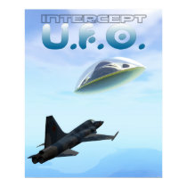 Intercept UFO Poster posters by MDKgraphics Intercept UFO Poster posters