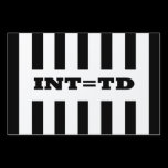 Interception  Equals Touchdown - Replacement Refs yard signs