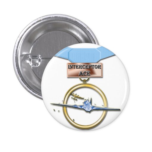 Interceptor Ace medal button