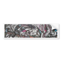Interconnected bumper stickers