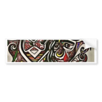 Interconnected bumper stickers