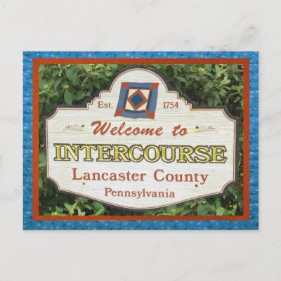 Intercourse Postcard Lancaster County. ADD STORE