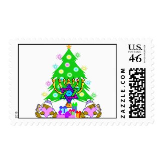 Interfaith Holiday Fun stamp For Christmas and Hanukkah