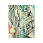 "Interflocking" stretched canvas canvas prints