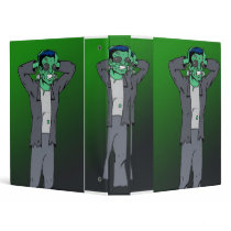 Intergalactic Frankenstein 3 Ring Binder