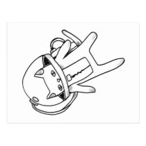 intergalactic kitten postcards