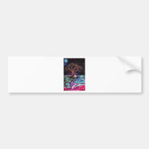 INTERGALACTIC SPACE BUNNY BUMPER STICKER