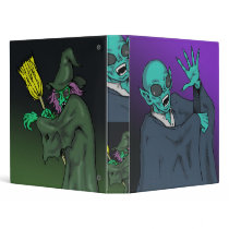 Intergalactic Vampire Witch 3 Ring Binders