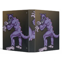 Intergalactic  Wolf Vinyl Binders