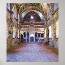Interior, Abandoned Church, Levissi POSTER