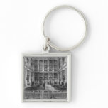 Interior and cross-section keychain