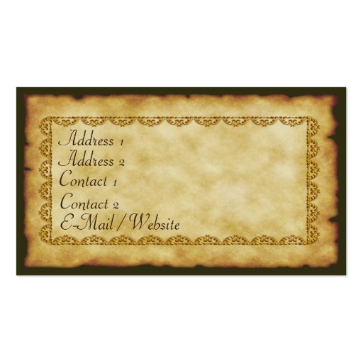 Interior Decorater Business Card Templates (back side)