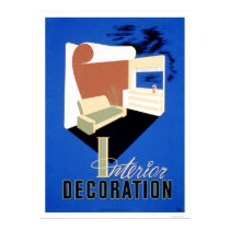 Interior Decoration 1940 WPA posters