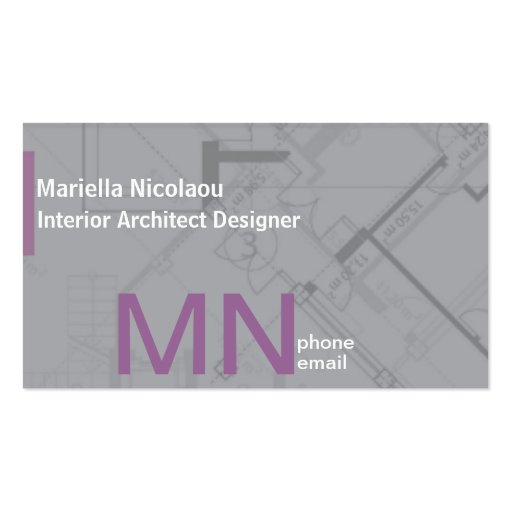 Interior Design Business Card