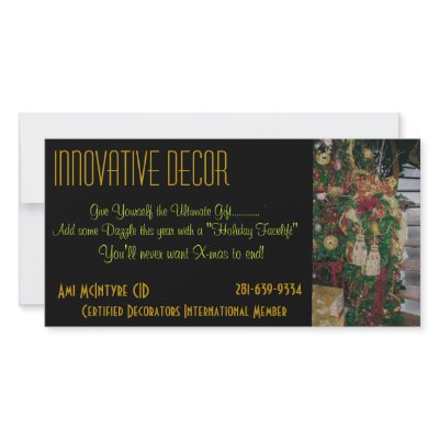 Interior Design Christmas on Interior Design Holiday Card Photo Card Template From Zazzle Com