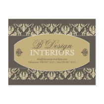 Interior Designer Advertising Postcard