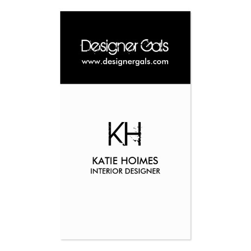 Interior Designer Business Cards (front side)