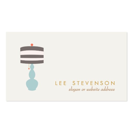 Interior Designer Home Decorating Business Card Zazzle
