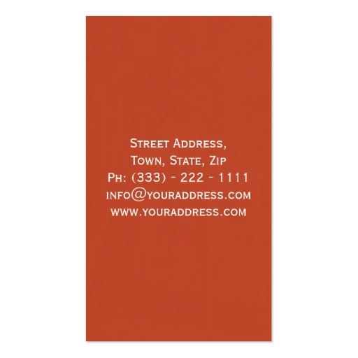 Interior Designer , Provence, Furniture Business Business Card Template (back side)