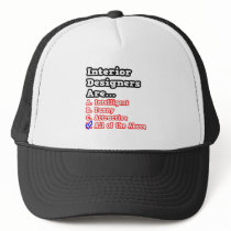 Interior Designer Quiz...Joke Mesh Hats