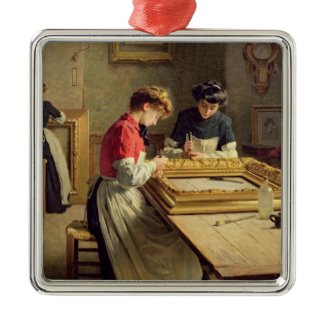 Interior of a Frame Gilding Workshop ornament