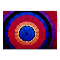 Interior of a hot air balloon greeting card