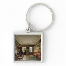 Interior of a Manor House, 1830s Keychains